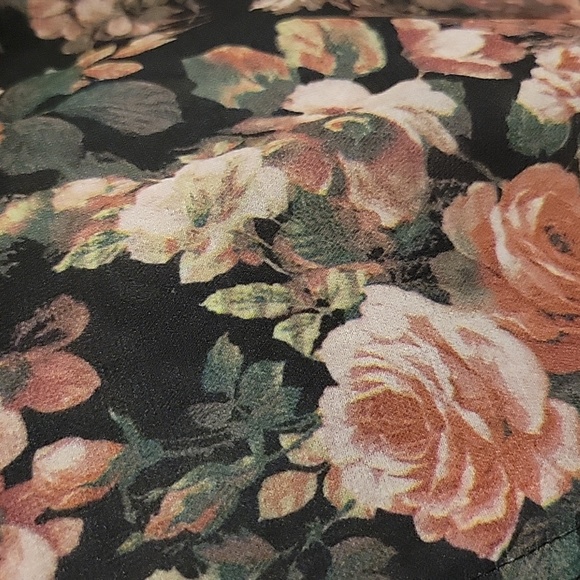 Floral Bomber Jacket Ladies Large - Picture 4 of 7